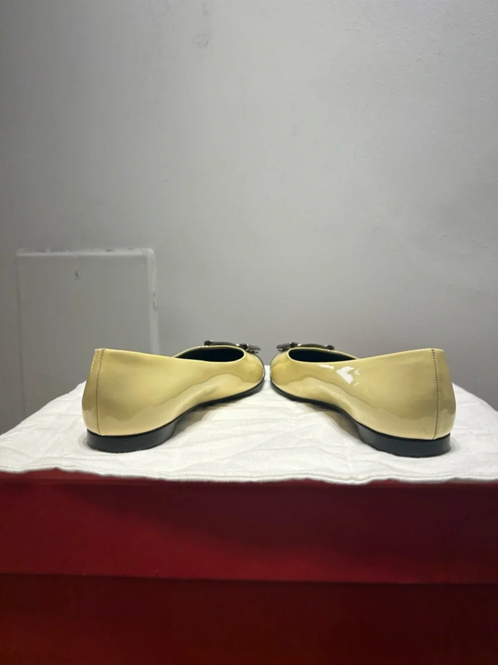 Ferragamo Ballet Flats Vara Bow Logo Hardware Size 9.5-10 US / 40-41 EU - Picture 5 of 16